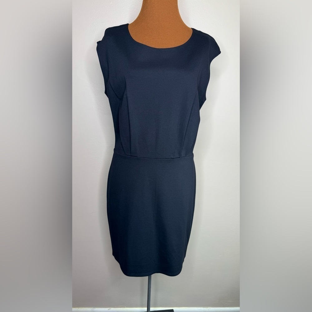 NWT Nine West Sleeveless Black Dress Size Large